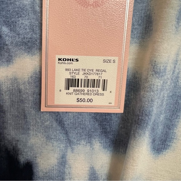 Juicy Couture Tie-Dyed Knit Gathered Dress - Picture 9 of 15